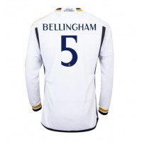 Billiga Real Madrid Jude Bellingham #5 Hemma fotbollskläder 2023-24 Långärmad